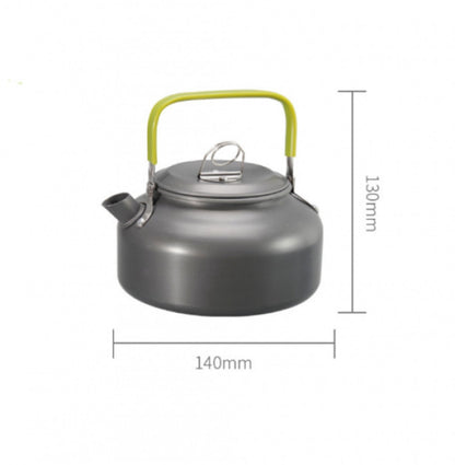 3 pieces - Cooking set - Camping Cooking set - Cookware - Camping Pan Set - Camping Cookware Kit - Kitchenware set - saucepan, pan, teapot - for 2-3 persons - for Outdoor Picnic Camping Hiking - Foldable - aluminum