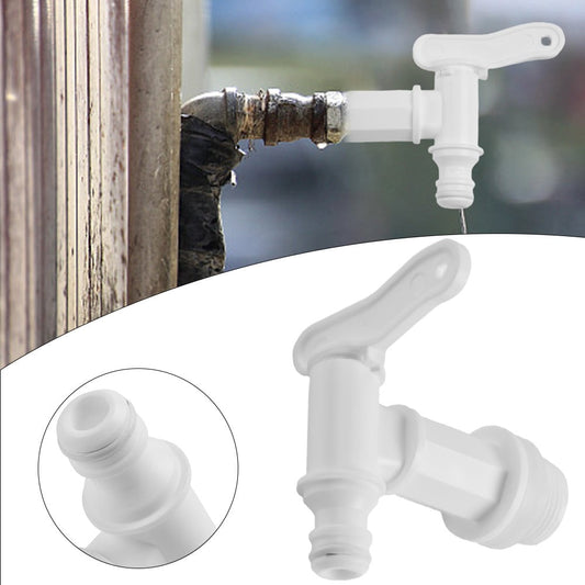 3/4in BSP Caravan Water Tank Drain Tap White