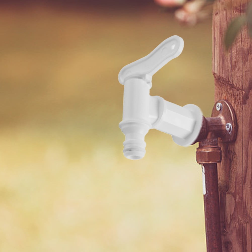 3/4 Inch Bsp Water Tank Drain Tap For Motorhome Caravan Camper Van Rv White Plastic Fresh Waste Water Valve Replacement
