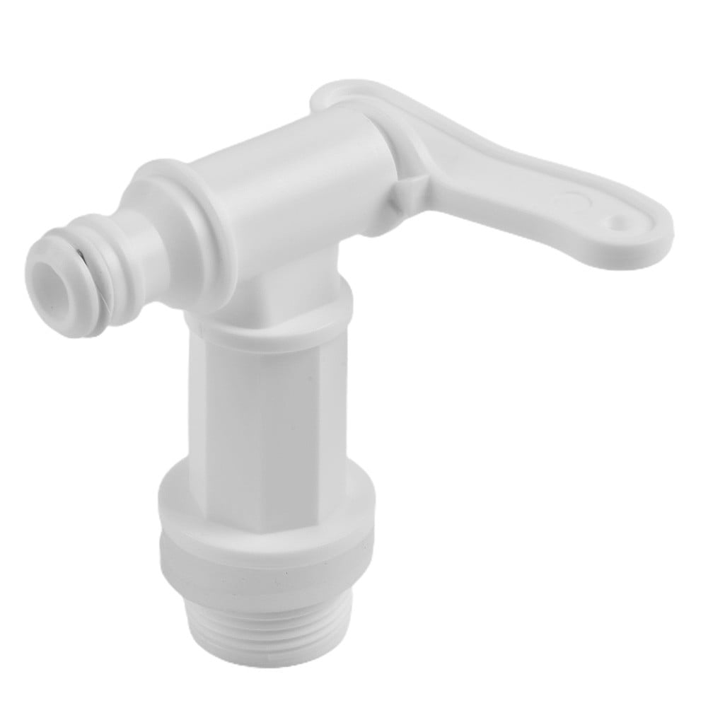 3/4 Inch Bsp Water Tank Drain Tap For Motorhome Caravan Camper Van Rv White Plastic Fresh Waste Water Valve Replacement