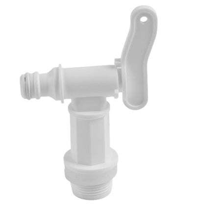 3/4 Inch Bsp Water Tank Drain Tap For Motorhome Caravan Camper Van Rv White Plastic Fresh Waste Water Valve Replacement
