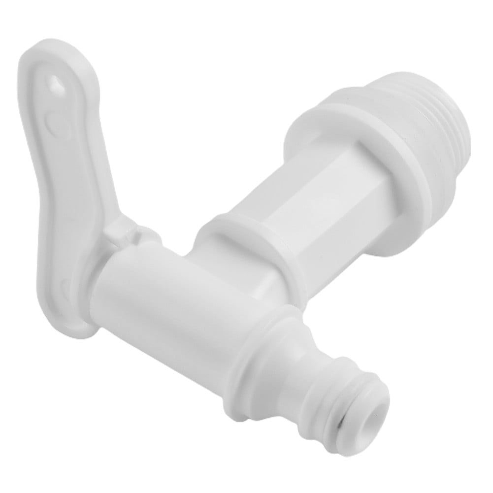 3/4 Inch Bsp Water Tank Drain Tap For Motorhome Caravan Camper Van Rv White Plastic Fresh Waste Water Valve Replacement