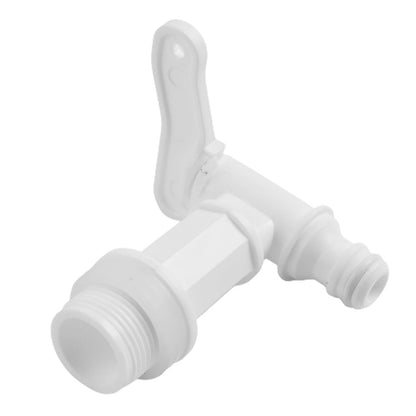 3/4 Inch Bsp Water Tank Drain Tap For Motorhome Caravan Camper Van Rv White Plastic Fresh Waste Water Valve Replacement