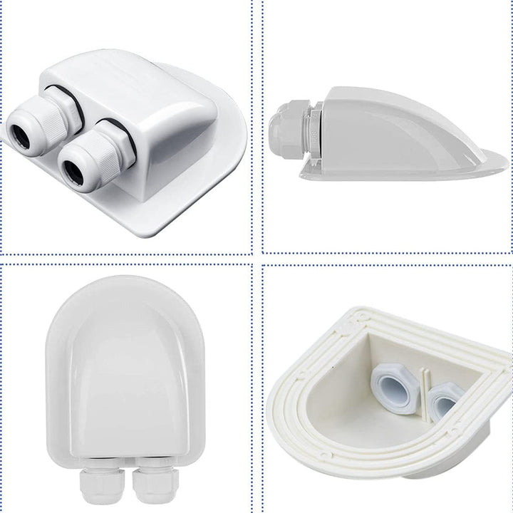 Solar Cable Entry Gland Double Connector for Caravan & RV