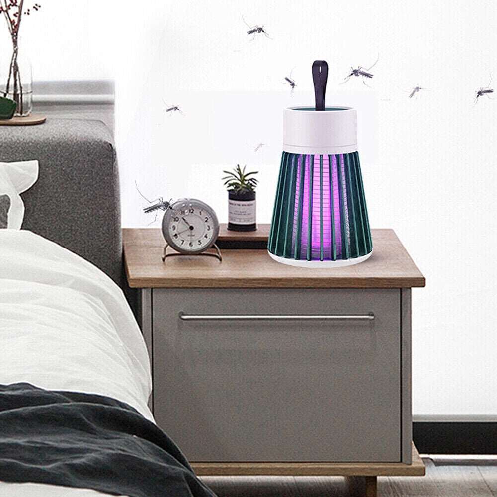 Electric Mosquito Killer Lamp Insect Catcher USB Fly Bug Zapper Trap LED UV Mozzie