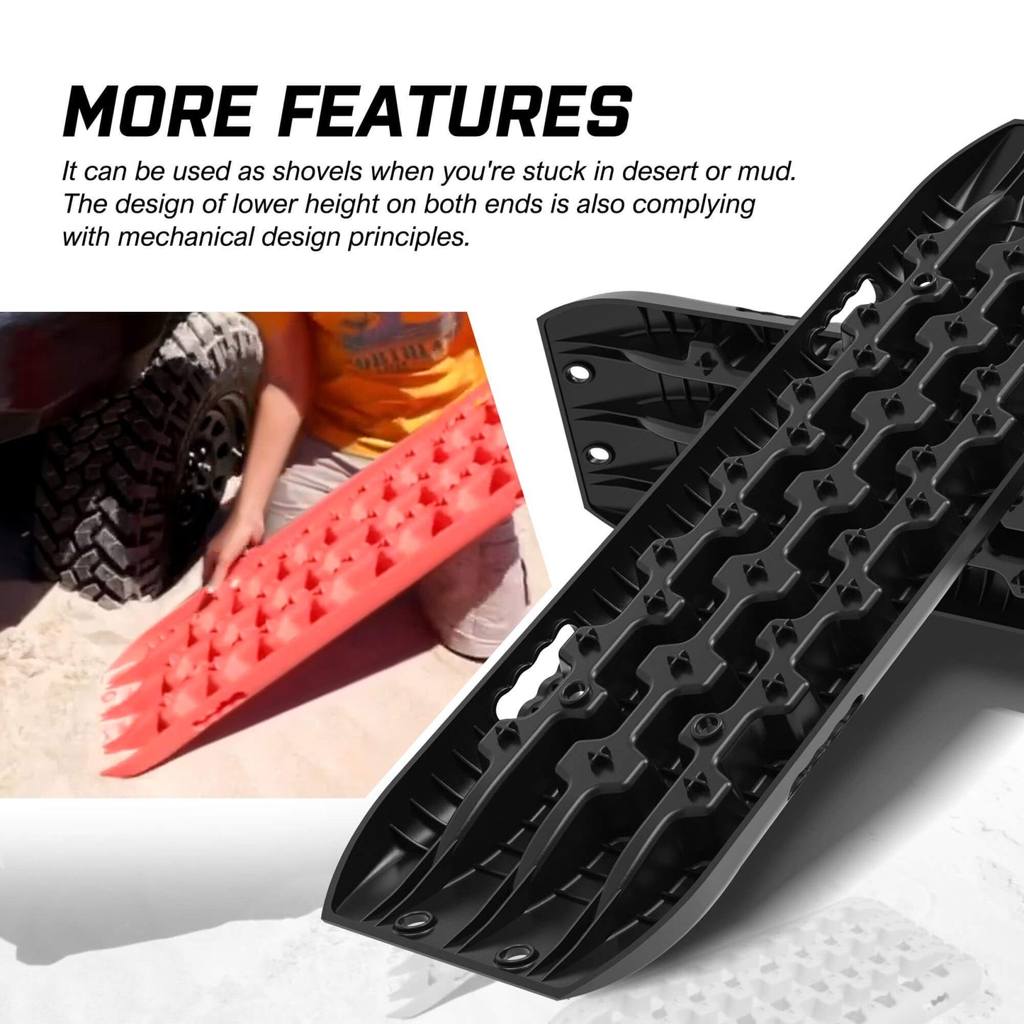 Recovery Tracks Gen 3.0 Kit - X-BULL Black