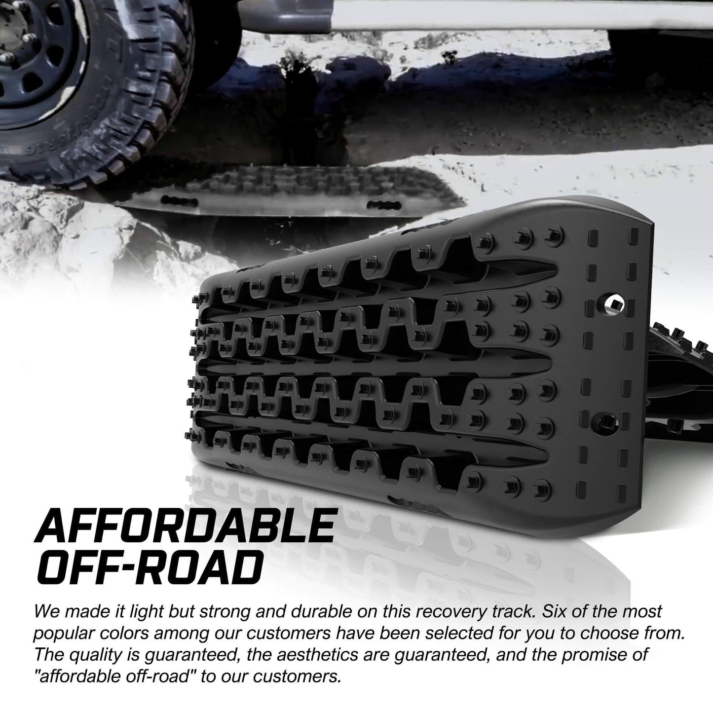 Recovery Tracks Gen 3.0 Kit - X-BULL Black