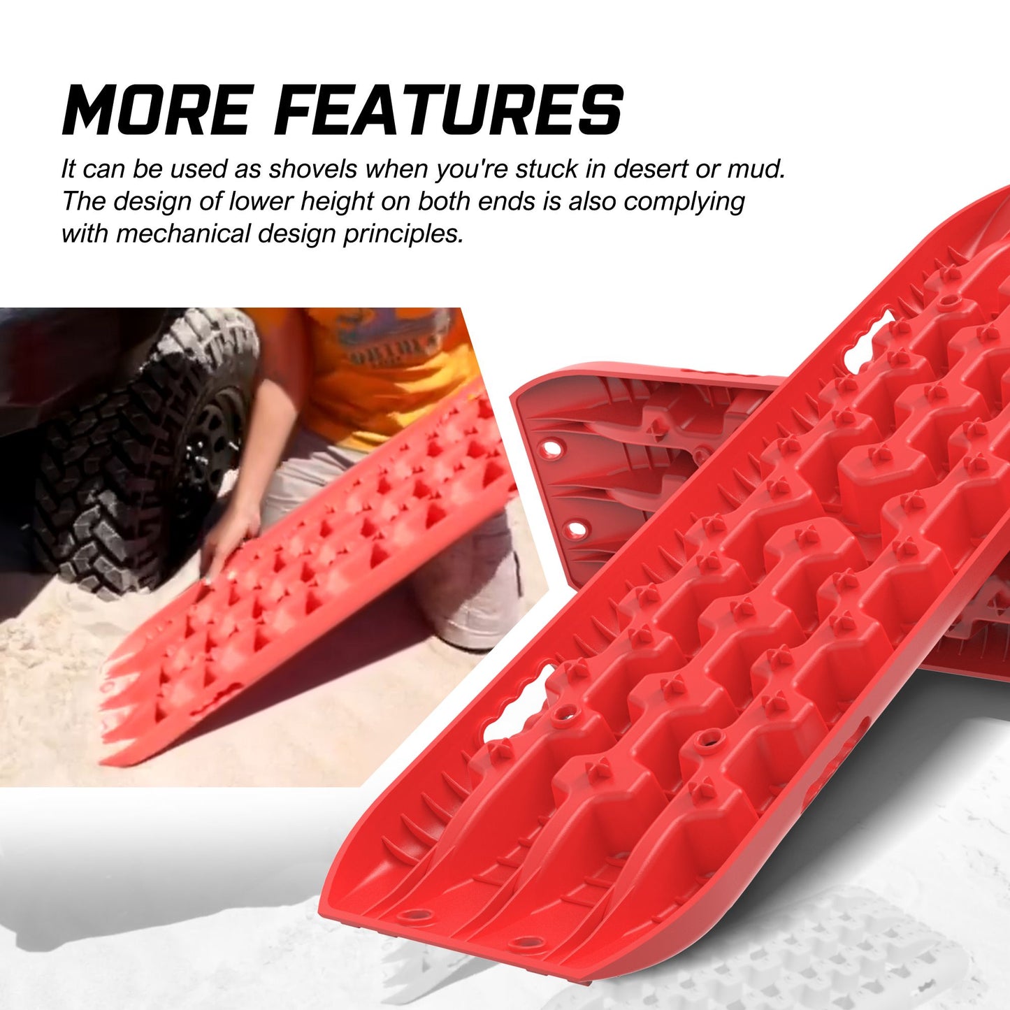 X-BULL Gen 3.0 Recovery Tracks Kit - Red