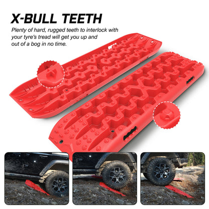 X-BULL Gen 3.0 Recovery Tracks Kit - Red