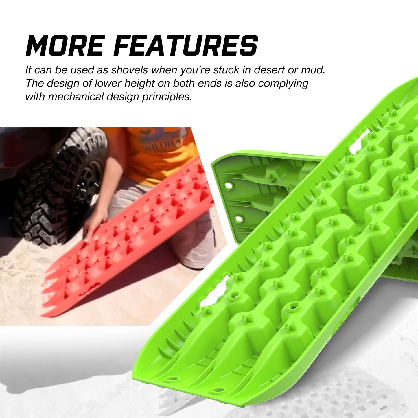 Recovery Tracks Gen 3.0 Kit with Mounting Pins - Green