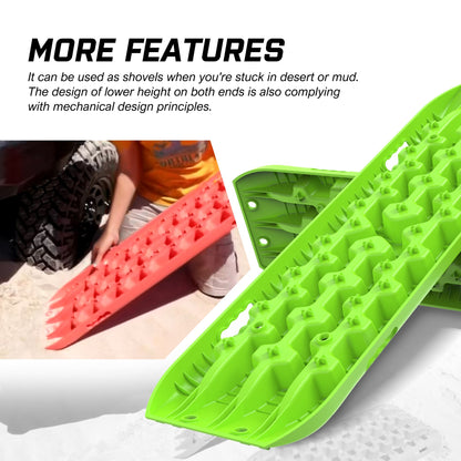 Recovery Tracks Gen 3.0 Kit with Mounting Pins - Green