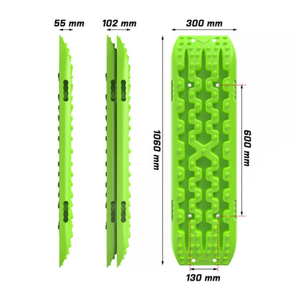 Recovery Tracks Gen 3.0 Kit with Mounting Pins - Green