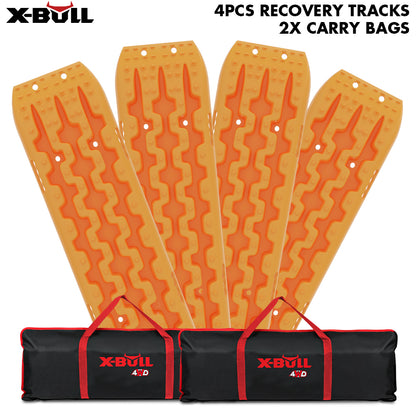 X-BULL Recovery tracks Sand 2 Pairs 4PC10T 4WD Sand / Snow / Mud Off-road Gen 3.0 - Orange