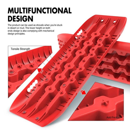 X-BULL Recovery Tracks with Mounting Pins - Red