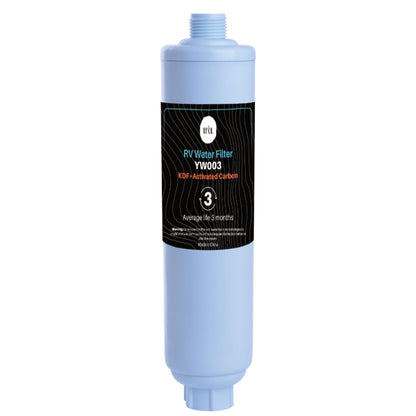 Inline RV Water Filter KDF Carbon Cartridge - YW003