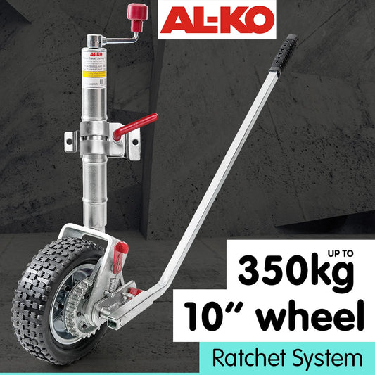AL-KO 10in Ratchet Jockey Wheel Power Mover