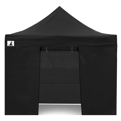 Wallaroo Pop-Up Marquee 3x3m with Walls - Black