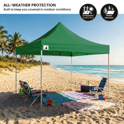 Wallaroo 3x3m Pop-Up Marquee with Walls - Green
