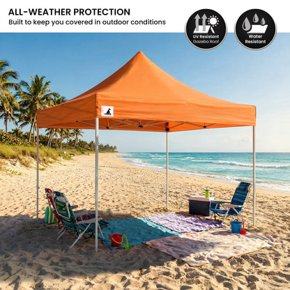 Wallaroo 3x3m Pop-Up Marquee with Walls - Orange