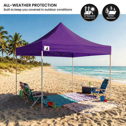Wallaroo 3x3m Pop-Up Marquee with Walls – Purple