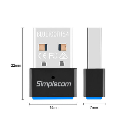 Simplecom NB540 USB Bluetooth 5.4 Adapter Wireless Dongle