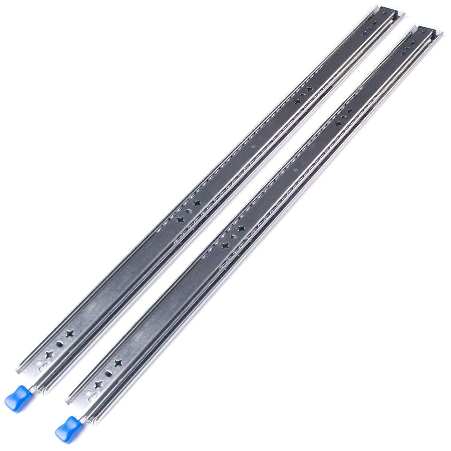 32in Pair 150KG Heavy Duty Drawer Slides Rails Runners Locking Ball Be ...