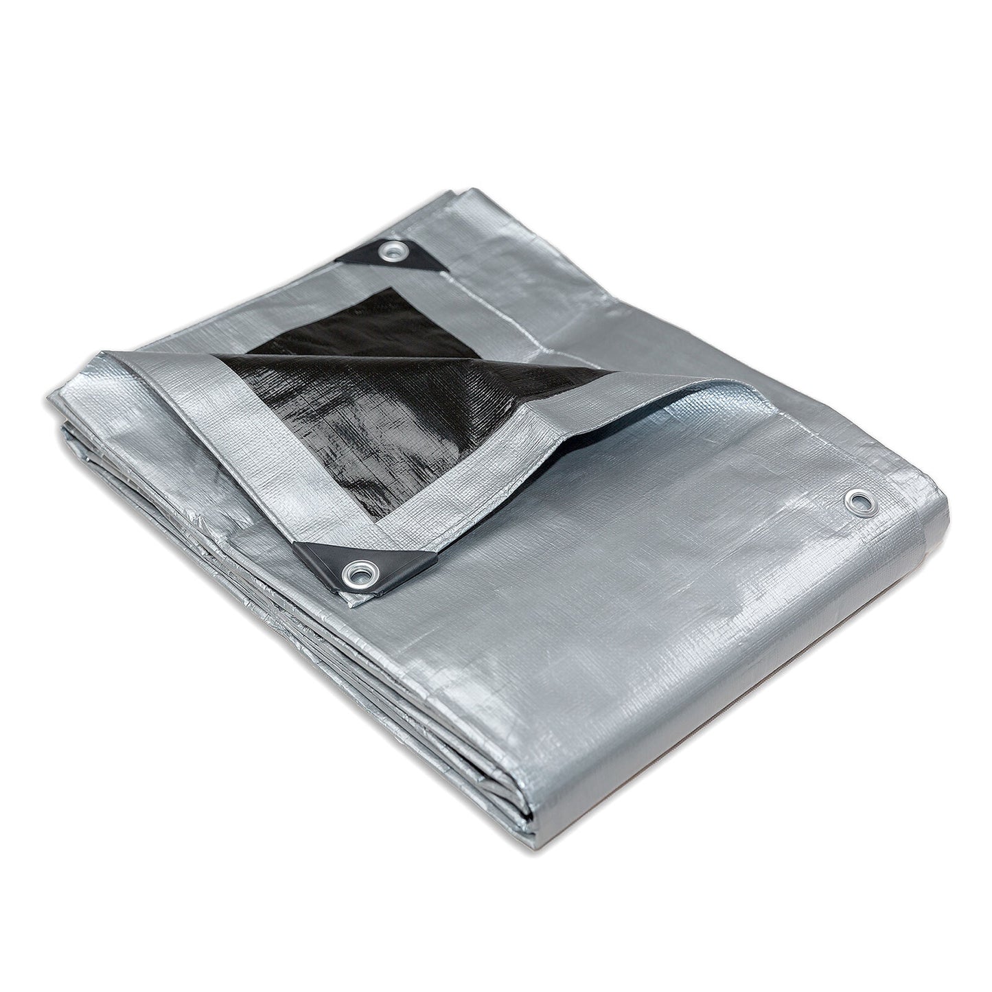 Heavy Duty Silver Black Tarp Tarpaulin 3.0x3.6m