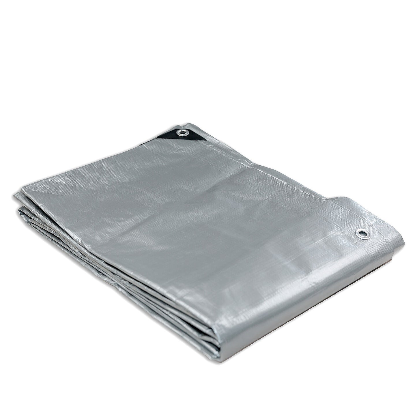 Heavy Duty Silver Black Tarp Tarpaulin 3.6x4.9m