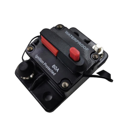 Waterproof Car Circuit Breaker Fuse Reset 30-300A AMP 12V-48V DC Car Boat IP67 - 50A