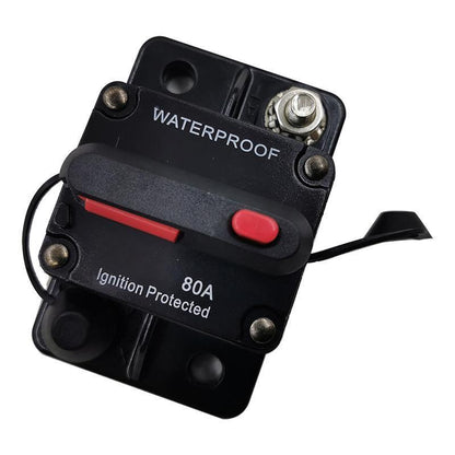 Waterproof Car Circuit Breaker Fuse Reset 30-300A AMP 12V-48V DC Car Boat IP67 - 50A