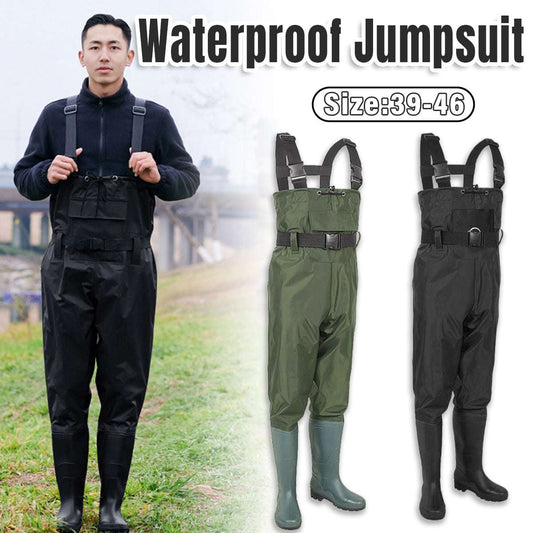 Waterproof Ultra Light Breathable Wading Pants Nylon Half Length Gear - Black-46