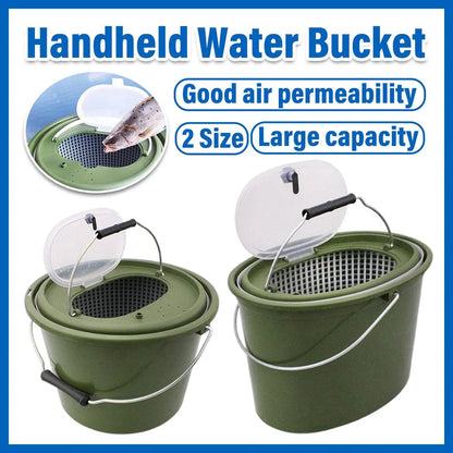 Double-Layer Live Fish Bucket – Medium