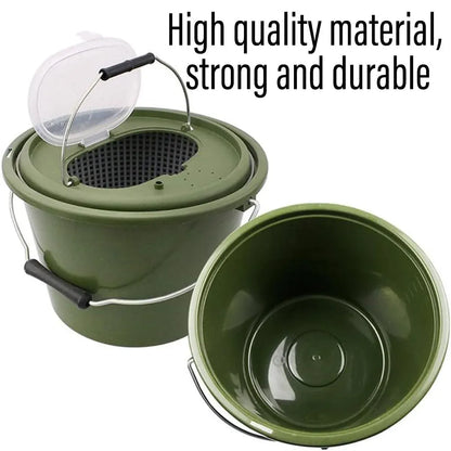 Double-Layer Live Fish Bucket – Medium