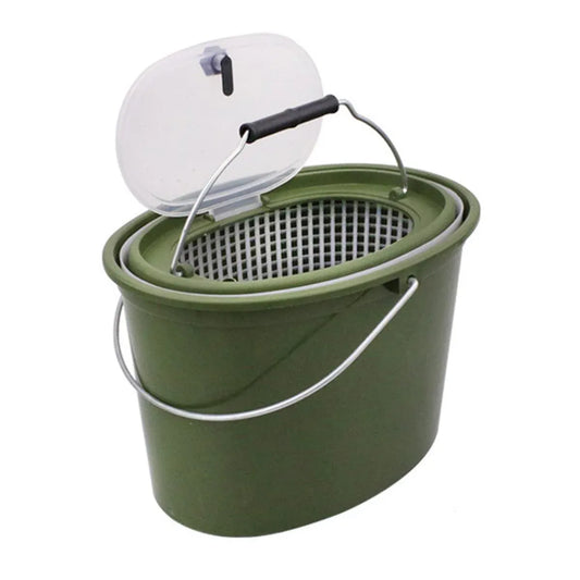 Portable Live Fish Bucket – Ventilated Small