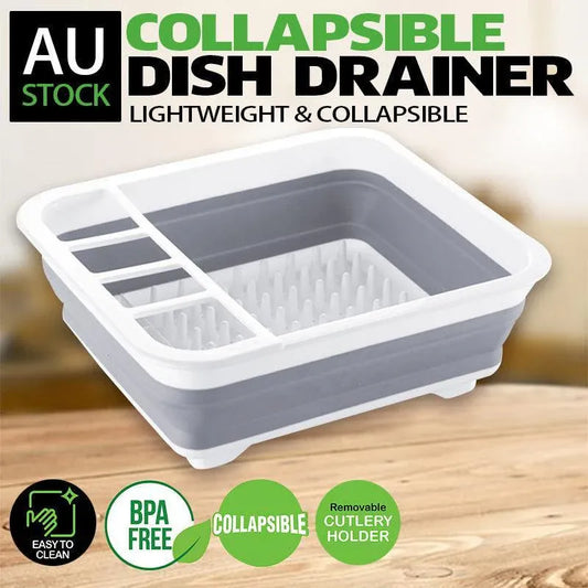 Collapsible Dish Drainer 10L for Camping & Caravan
