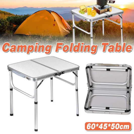 Folding Outdoor Table – Lightweight Aluminium 60x45cm