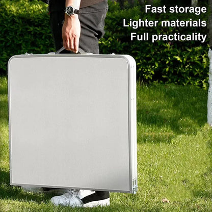 Folding Outdoor Table – Lightweight Aluminium 60x45cm