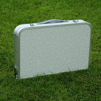 Folding Outdoor Table – Lightweight Aluminium 60x45cm