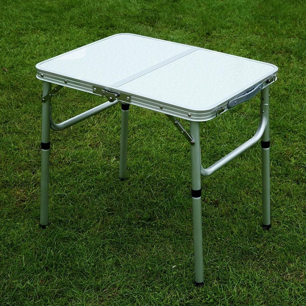 Folding Outdoor Table – Lightweight Aluminium 60x45cm