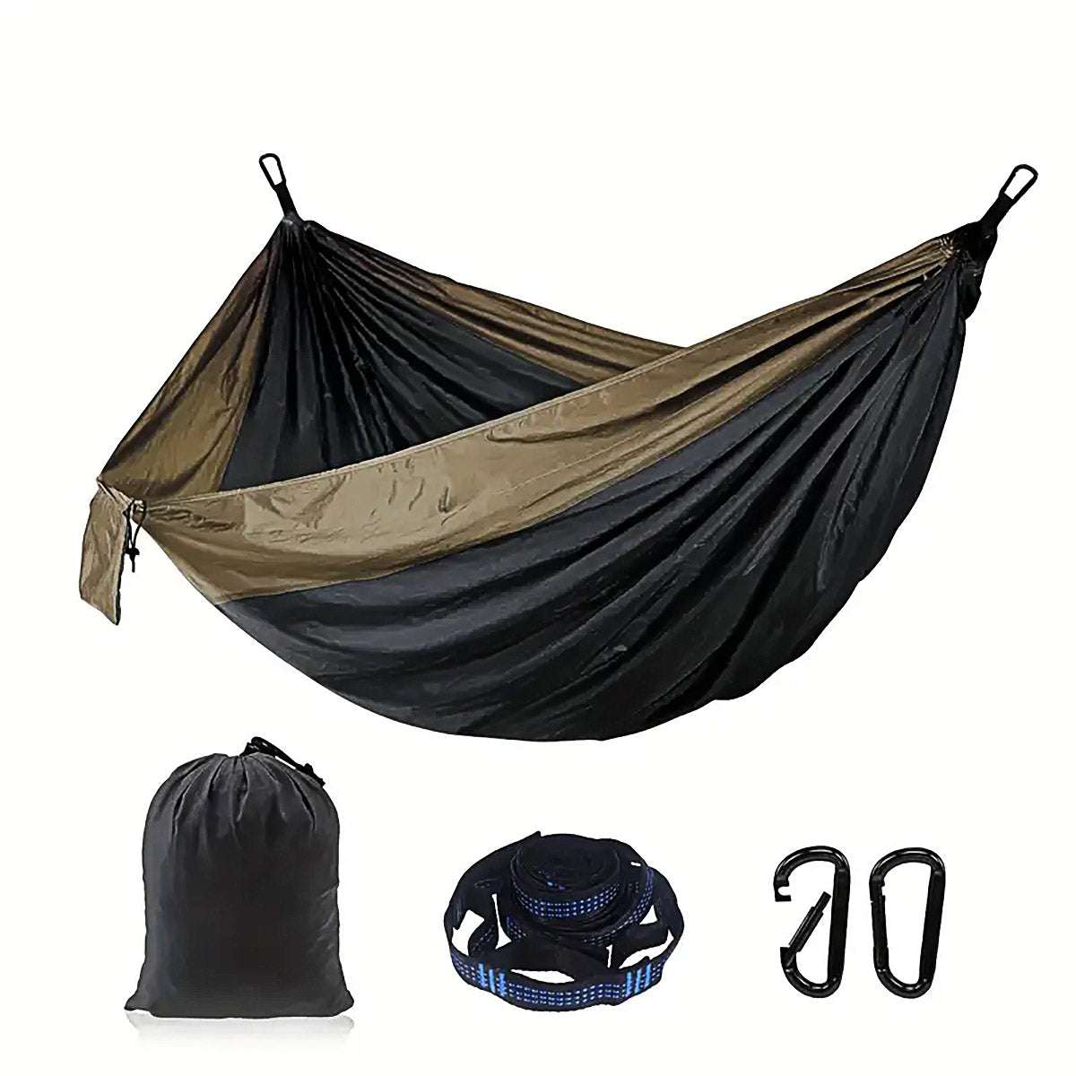 Outdoor Camping Hammock with Adjustable Strap Portable Hanging Bed Travel Swing