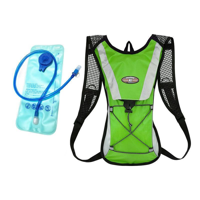 Hiking Camping Cycling Running Hydration Pack Backpack Bag + 2L Water Bladder Au - Orange