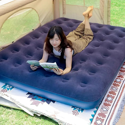 King Size Inflatable Airbed with Built-In Pump