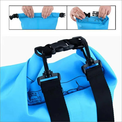 Waterproof Dry Sack – 20L Orange PVC Roll-Top Bag