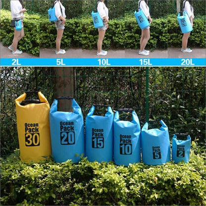 Waterproof Dry Sack – 20L Orange PVC Roll-Top Bag