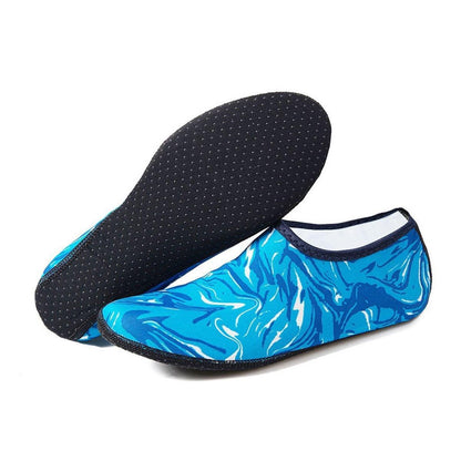 Slip-On Neoprene Water Shoes – Camo Blue L
