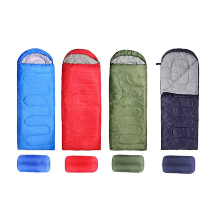 Envelope Sleeping Bag for Camping & Travel – Red