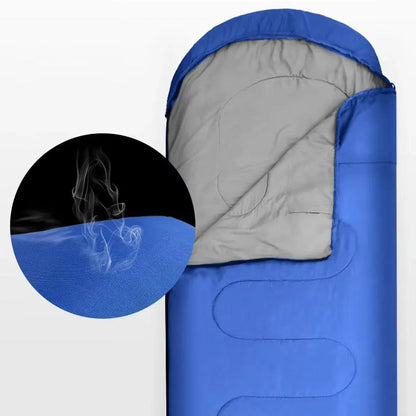 Envelope Sleeping Bag for Camping & Travel – Red