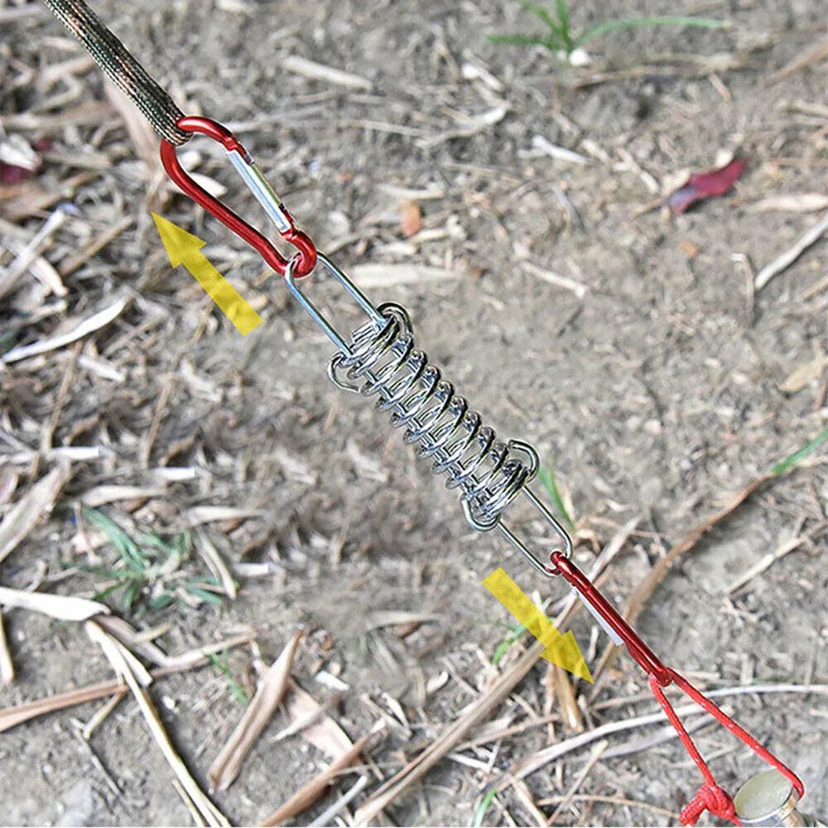 Tent Spring Wind Rope Buckles - 10 Pair