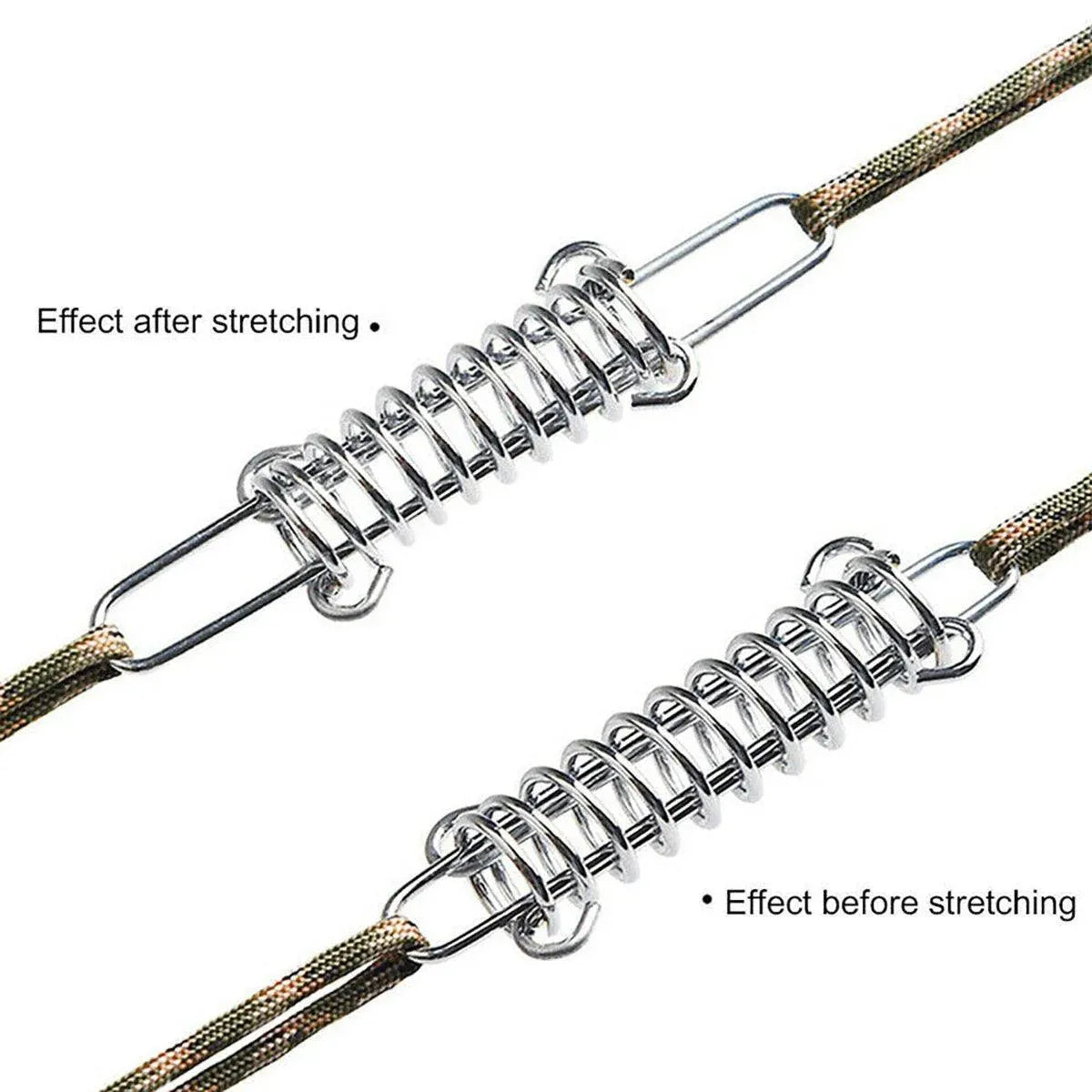 Tent Spring Wind Rope Buckles - 10 Pair