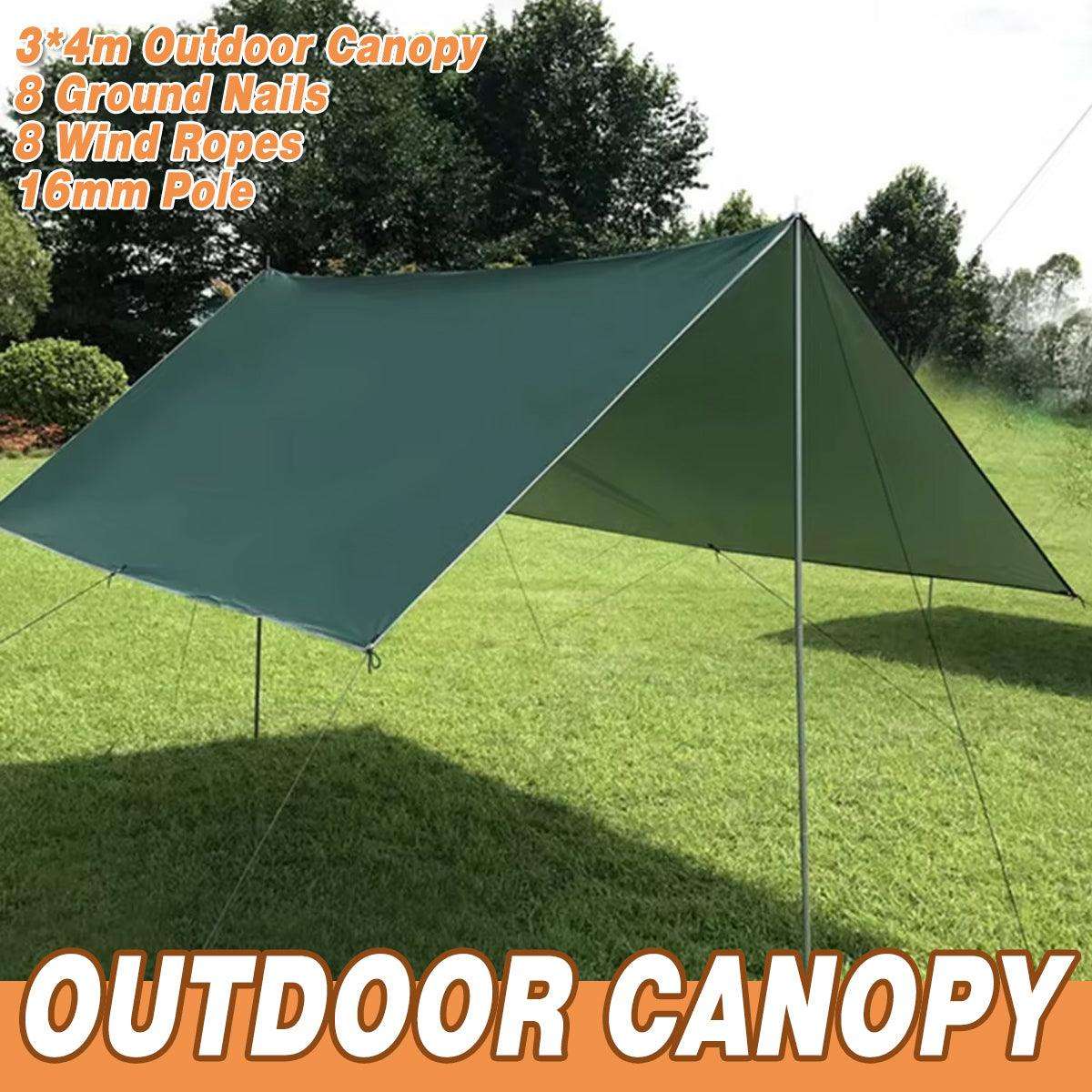Portable Outdoor Camping Canopy Tent Sun Shelter Shade for Picnic Beach Events